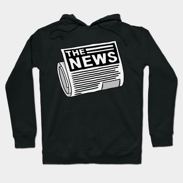 Newspaper News Journalist Hoodie by fromherotozero